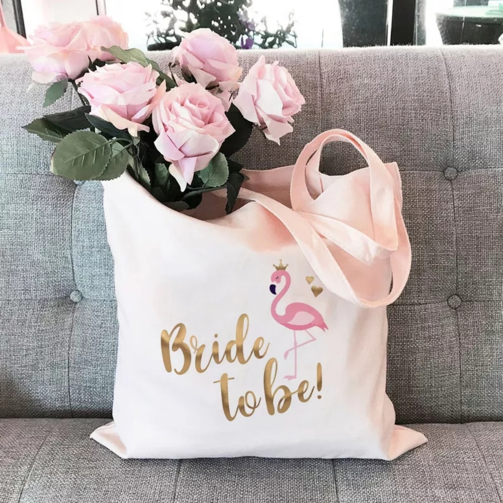 ♻️💞 "Bride To Be" Reusable Canvas Tote
